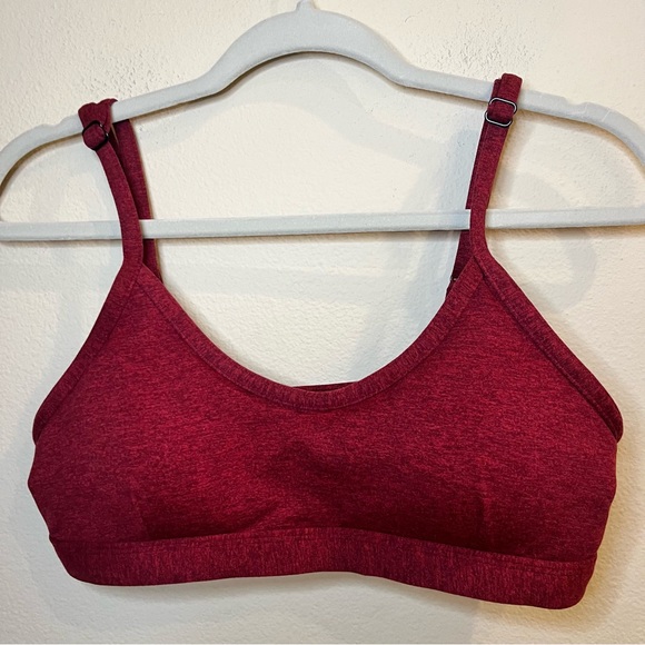Bombshell Sportswear Volvano Heather Red‎ Sports Bra Size Extra Large - Picture 3 of 8